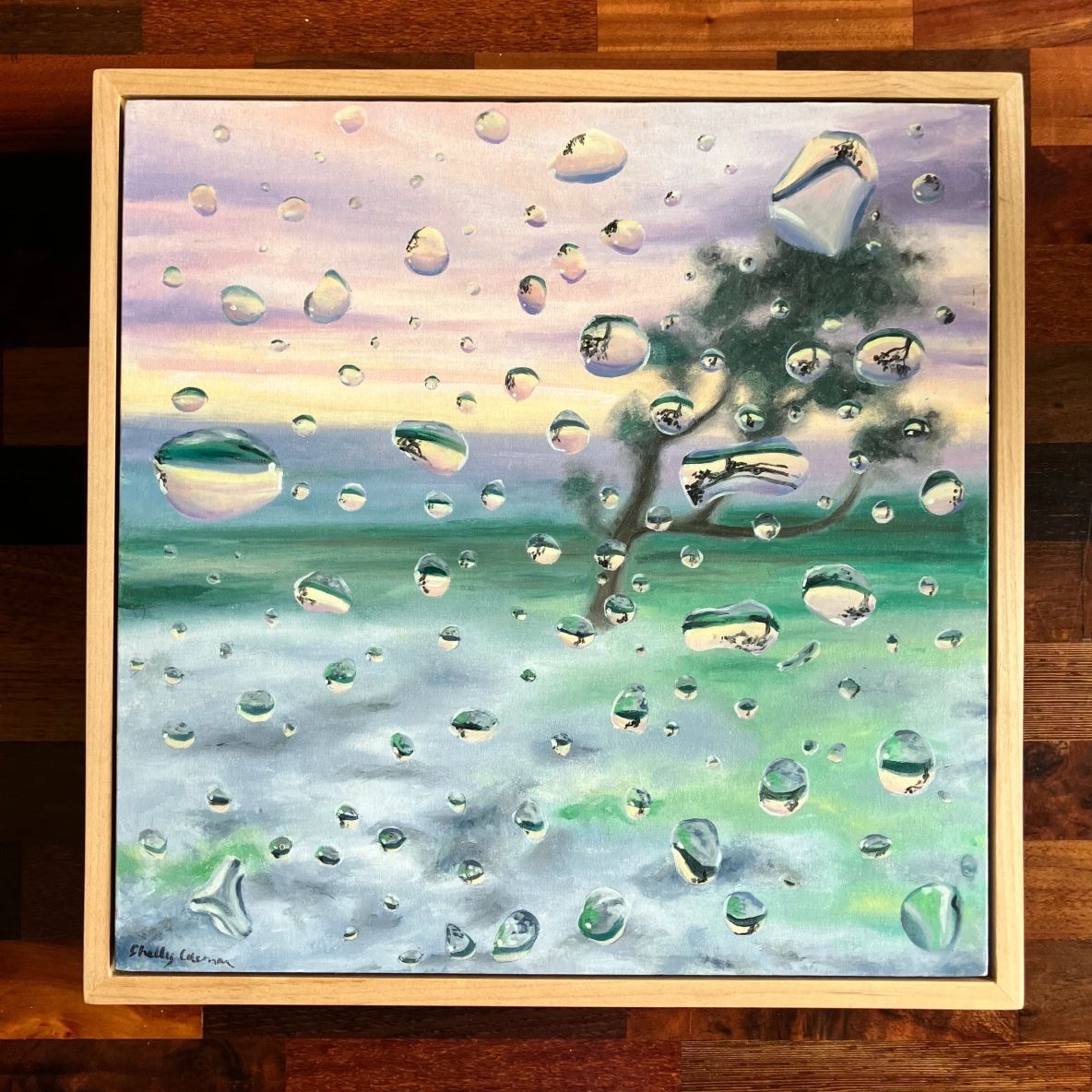 Droplets at Sunrise