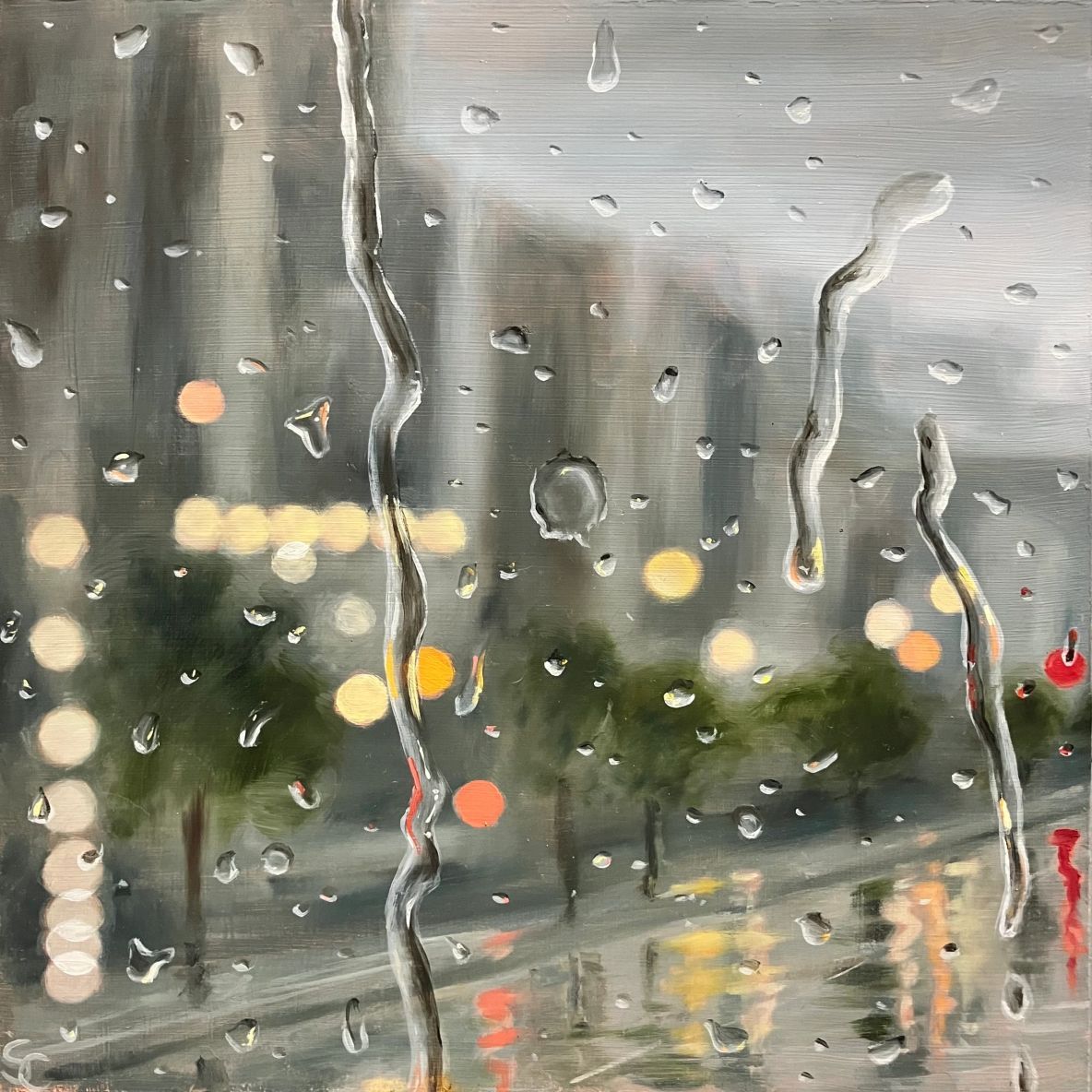 Rainy City Lights Left