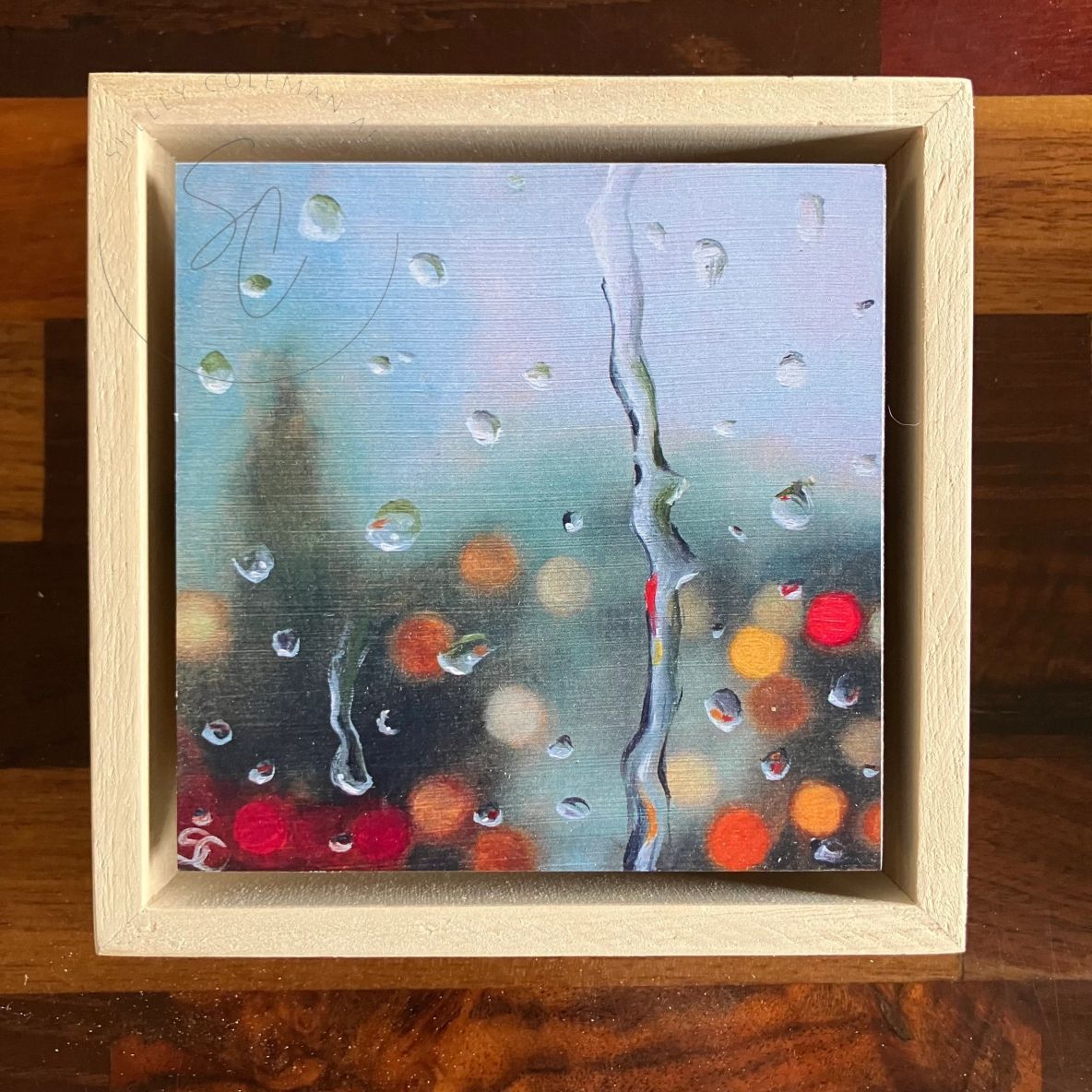 Rainy Road and Lights