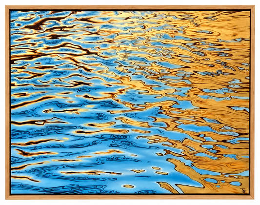 24K Gold Leaf Painting