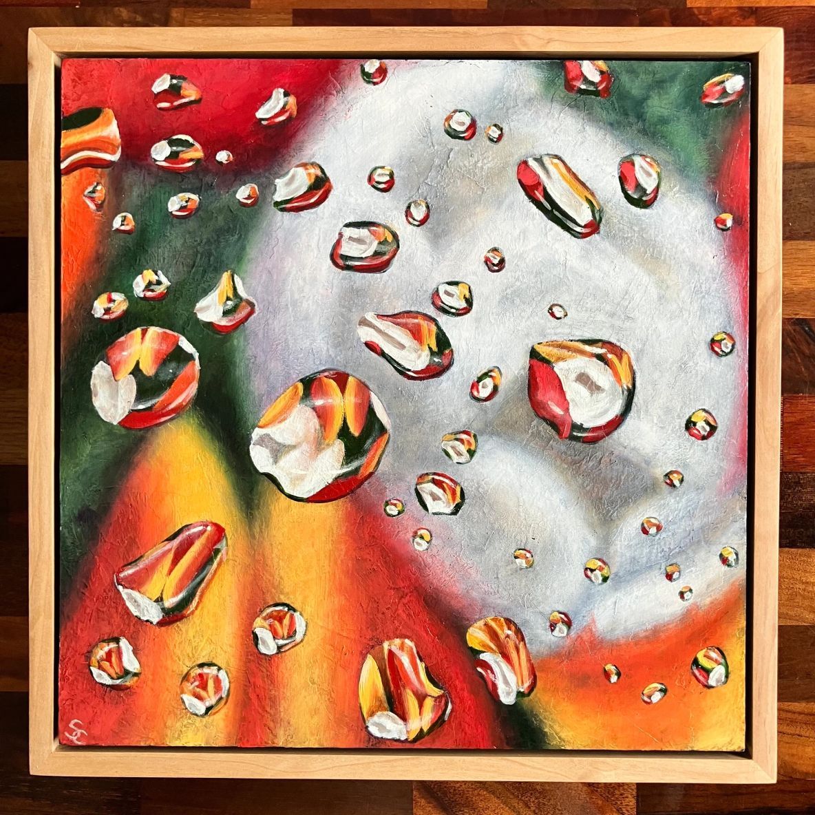 Spring Droplets
