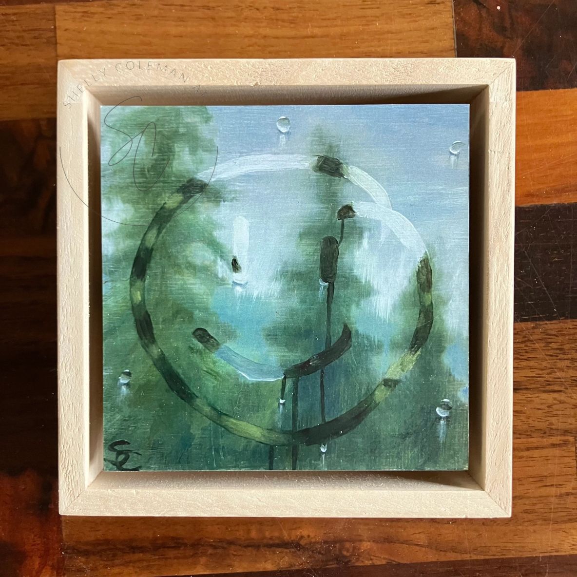 Smiley Face on a Window