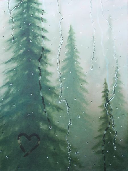 Rainy Forest Reverie Left